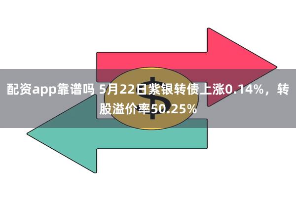 配资app靠谱吗 5月22日紫银转债上涨0.14%，转股溢价率50.25%