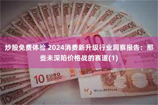 炒股免费体验 2024消费新升级行业洞察报告：那些未深陷价格战的赛道(1)