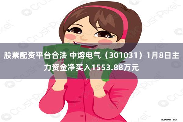 股票配资平台合法 中熔电气（301031）1月8日主力资金净买入1553.88万元